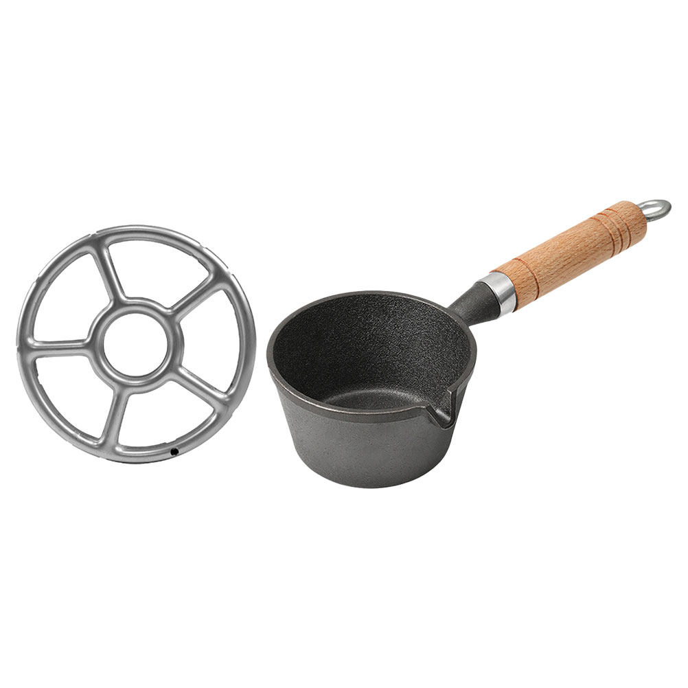Camping Cooking Flat Top - Panela pequena de ferro fundido, ideal
