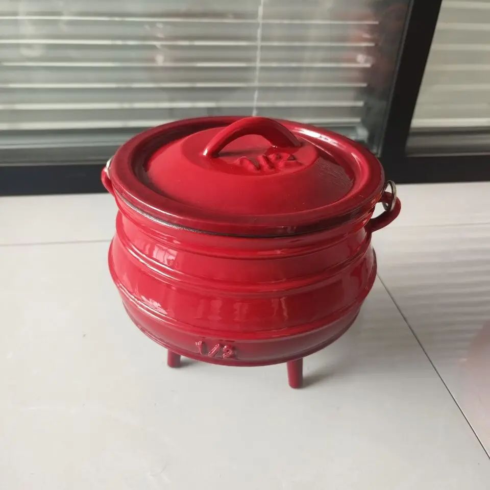 Camp Dutch Oven Cast - 1/2 # Forno holandês esmaltado em