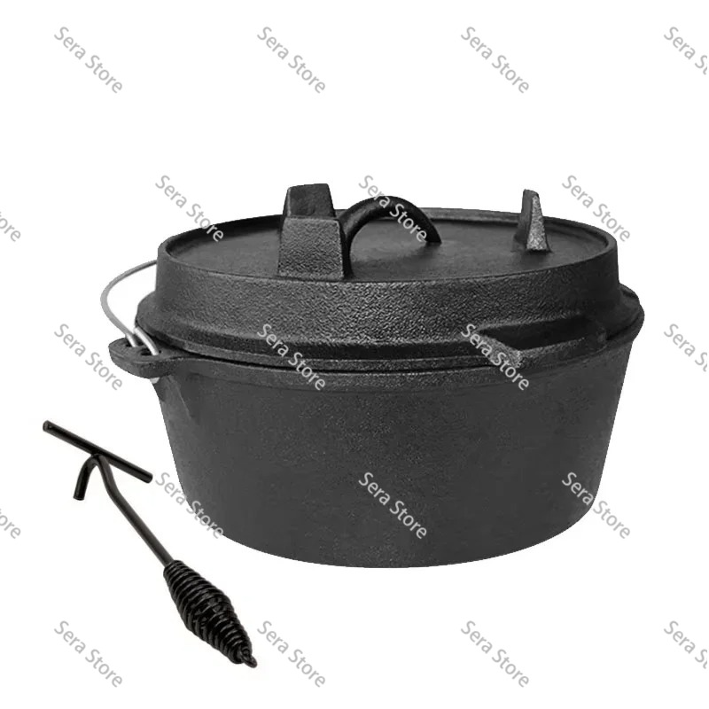 Camp Dutch Oven Cast - Panela de ferro fundido de 25cm