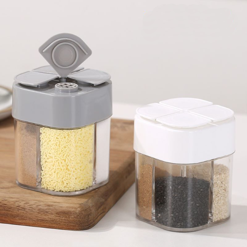 Camping Cooking Container - Frasco dispensador de especiarias transparente 4