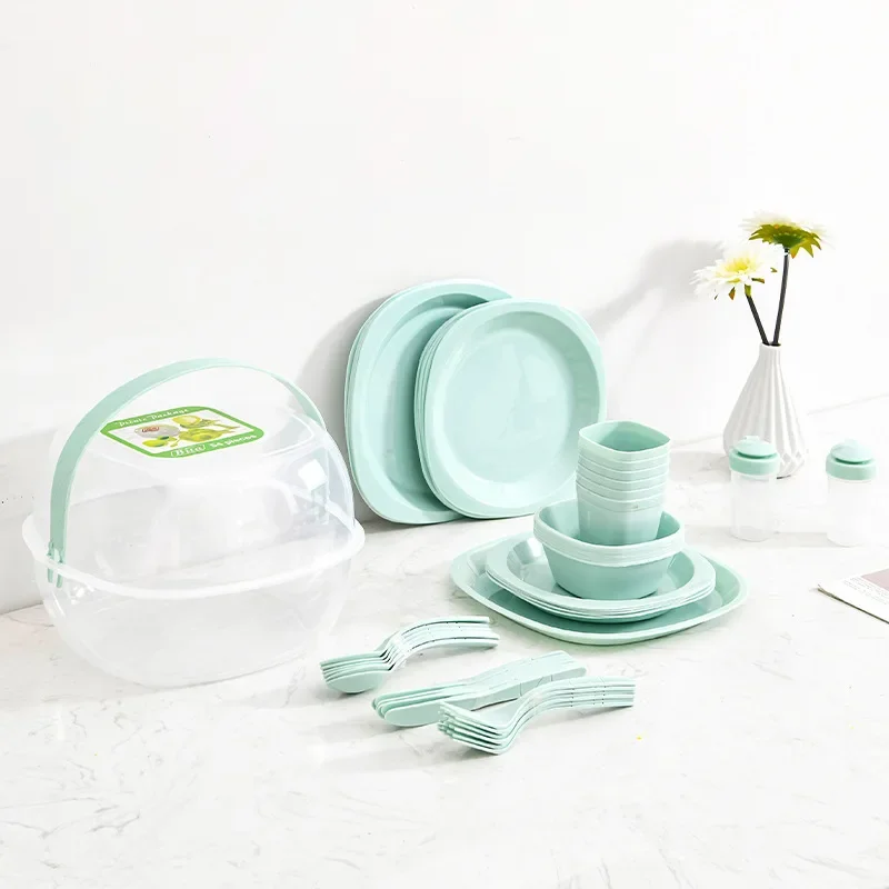 Conjunto de Utensílios de Mesa - Camping Cooking Dining Set avaliação e preço