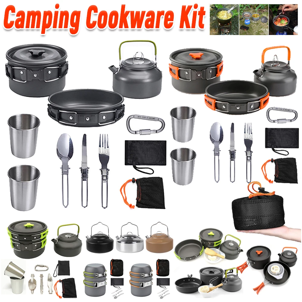 Kit de Utensílios de Cozinha p - Camping Hiking Cooking avaliação e preço